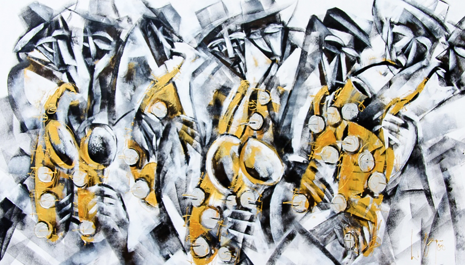 Larry Otoo exposa “Afrojazz” a la galeria Out of Àfrica