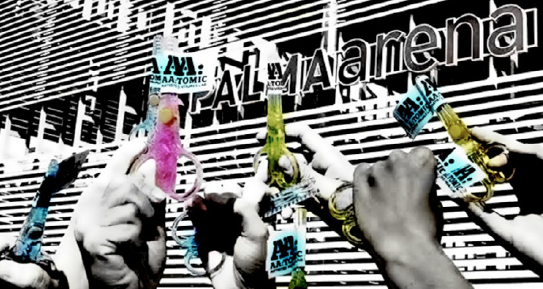 Acció artística reivindicativa de les illes Balears a Hangar