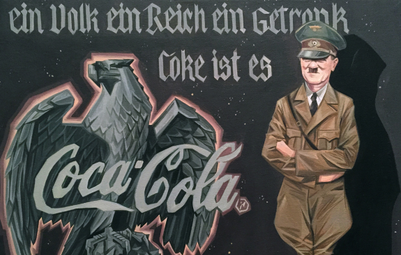 Adolf Hitler vist per Mariajosé Gallardo a la Galeria Delimbo