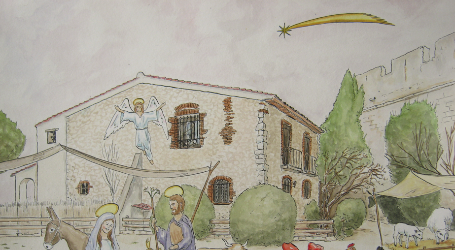 Postal de Nadal de Joan Mañé Fort