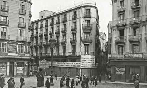 L’entorn de Sant Lluc abans de l’obertura de la Via Laietana
