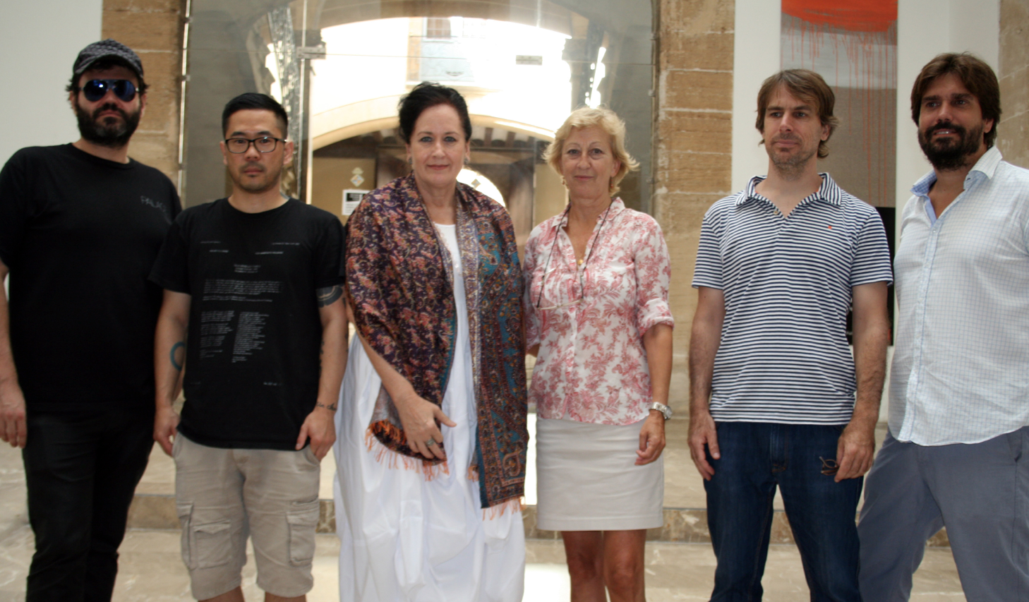 Presentació de les exposicions de Simon Zabell i Dean Sameshima al Casal Solleric