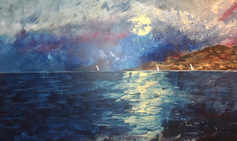 Josep i Ànnia Aragonès a les sales del Club Nàutic de Salou