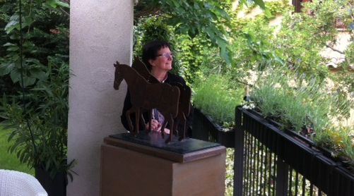 Escultures de Piza Crozet a la Casa Granados