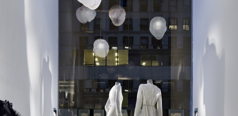 Instal·lació de Jeremy Maxwell a Calvin Klein Collection