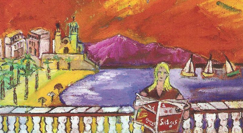 Maria Teresa Huguet a l’Estudi d’en Vidal