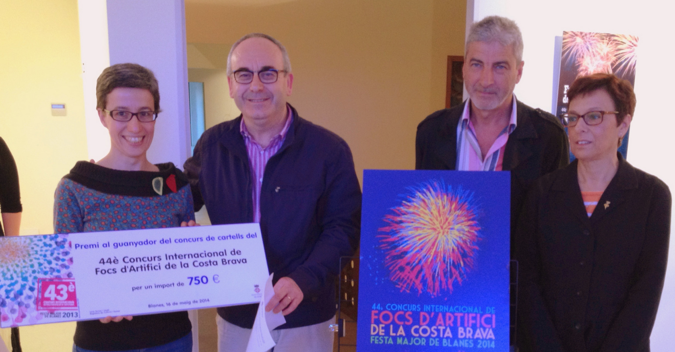 Clara Ruiz, autora del cartell del concurs de focs