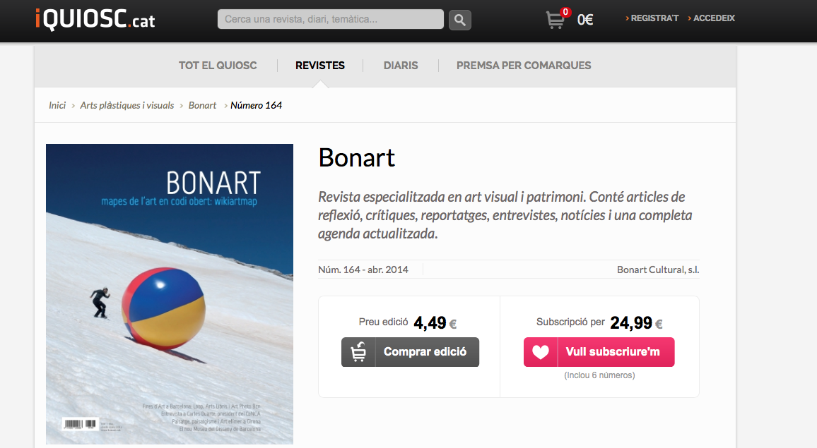 Es posa en marxa el primer quiosc català de premsa i revistes digitals (iQuiosc.cat)