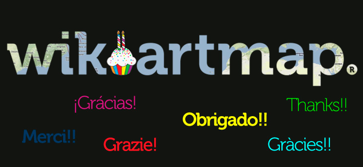 Wikiartmap compleix dos anys!