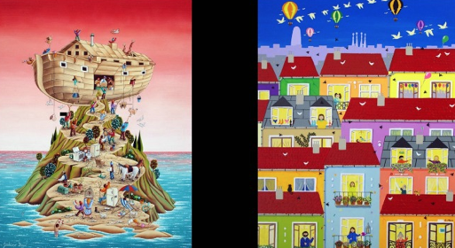 Exposició d\'art naïf a BCM Art Gallery