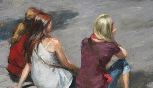 Primera exposició de Mònica Castanys a l\'Arcada