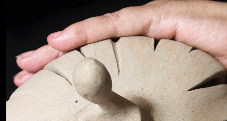 Conxita Sancho i Pep Casals a la sala 2 Terracota