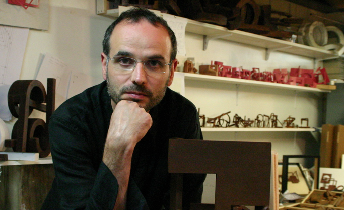 Marc Estany al Centre d\'Interpretació de Santa Maria