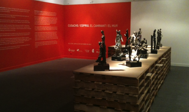 Can Serra exposa escultures de Cusachs dedicades a Salvador Espriu