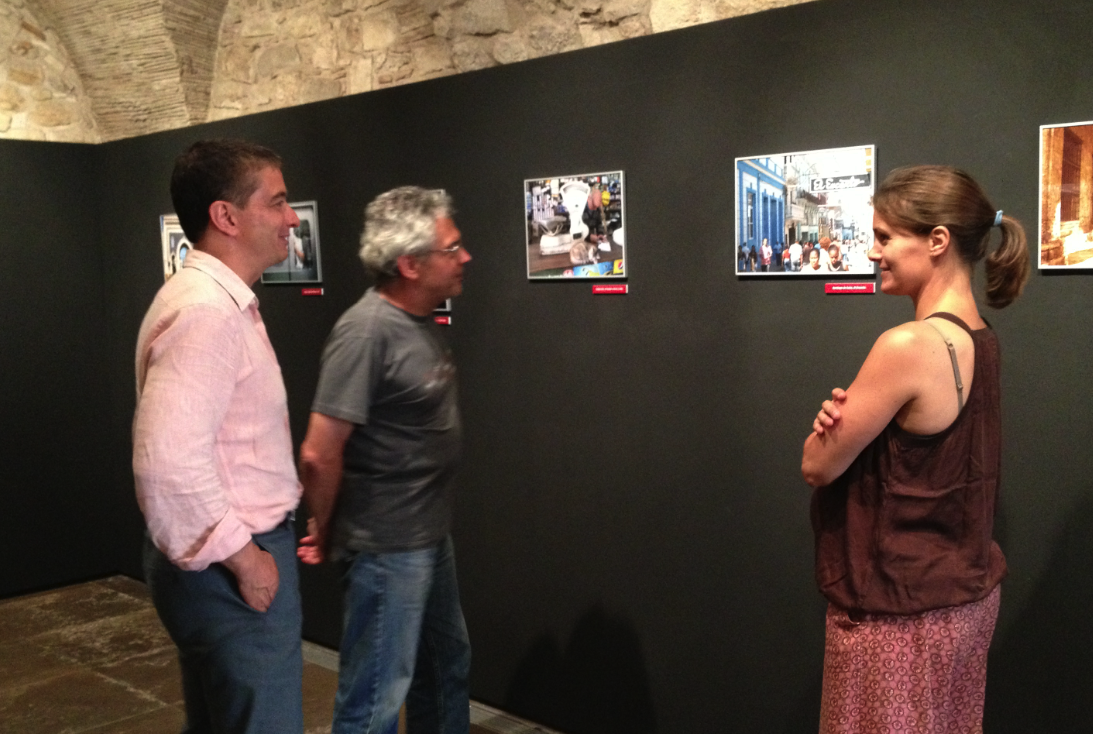 Fotografies de Pep Fortià a la sala La Cova del COAC