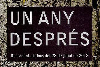 Exposició sobre els focs del 2012 a la Sala-Museu Municipal