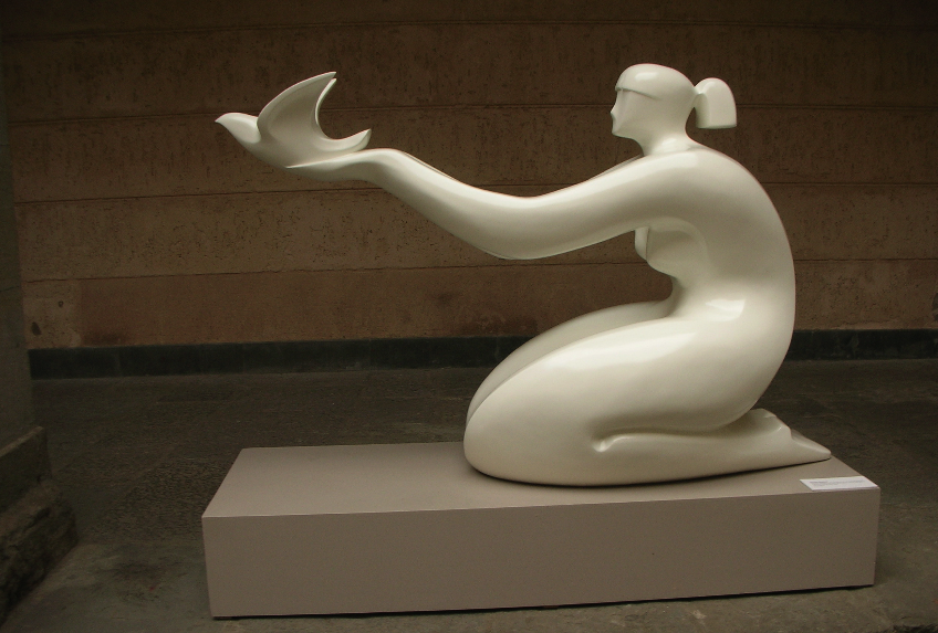 Escultures de Rosa Serra al Castell Palau