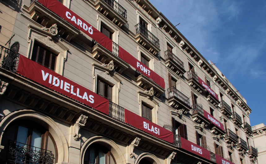 Homenatge de Frederic Perers als veïns de la Ribera del 1714