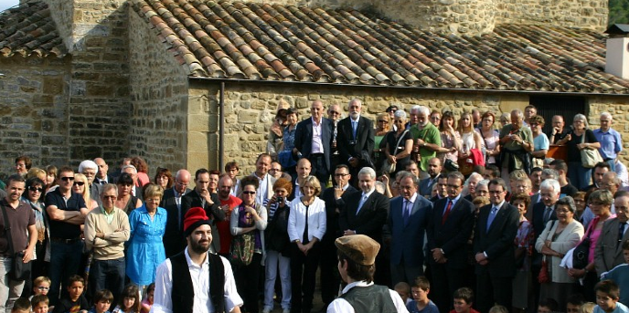 Inauguració de les obres de rehabilitació del castell i exposició de Tabuenca