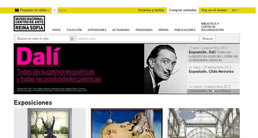 El Museu Reina Sofia estrena web amb més continguts
