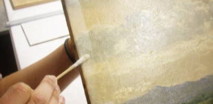 Restauració de sis pintures de la Diputació dipositades al Museu d’Art