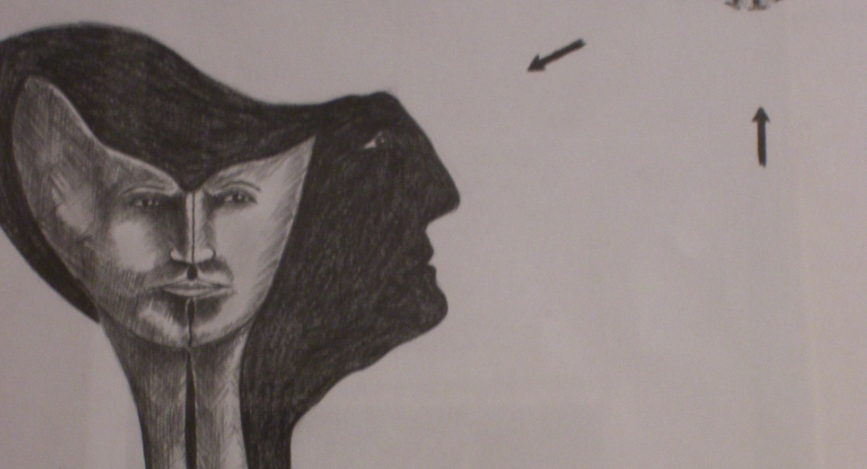 Ferran Soriano entrega un dibuix al fons d\'art de l\'Ateneu de Cultura Popular