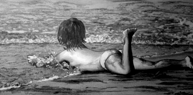 Dibuixos sobre paper d\'Ànnia Aragonès al Racó de Gràcia