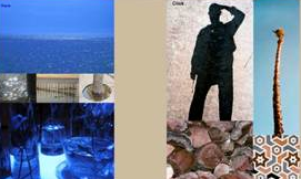 Chimo Serrano, Mònica Jover, Angel Hernández i Amelia Camps a la Fundació Frax