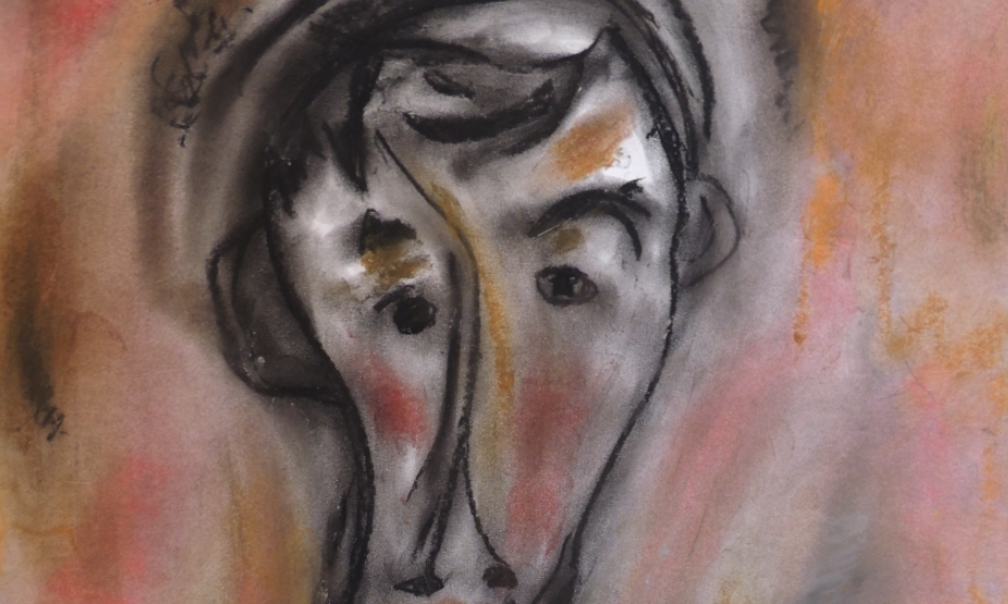 Peio Pascual presenta la darrera sèrie de retrats al seu taller estudi