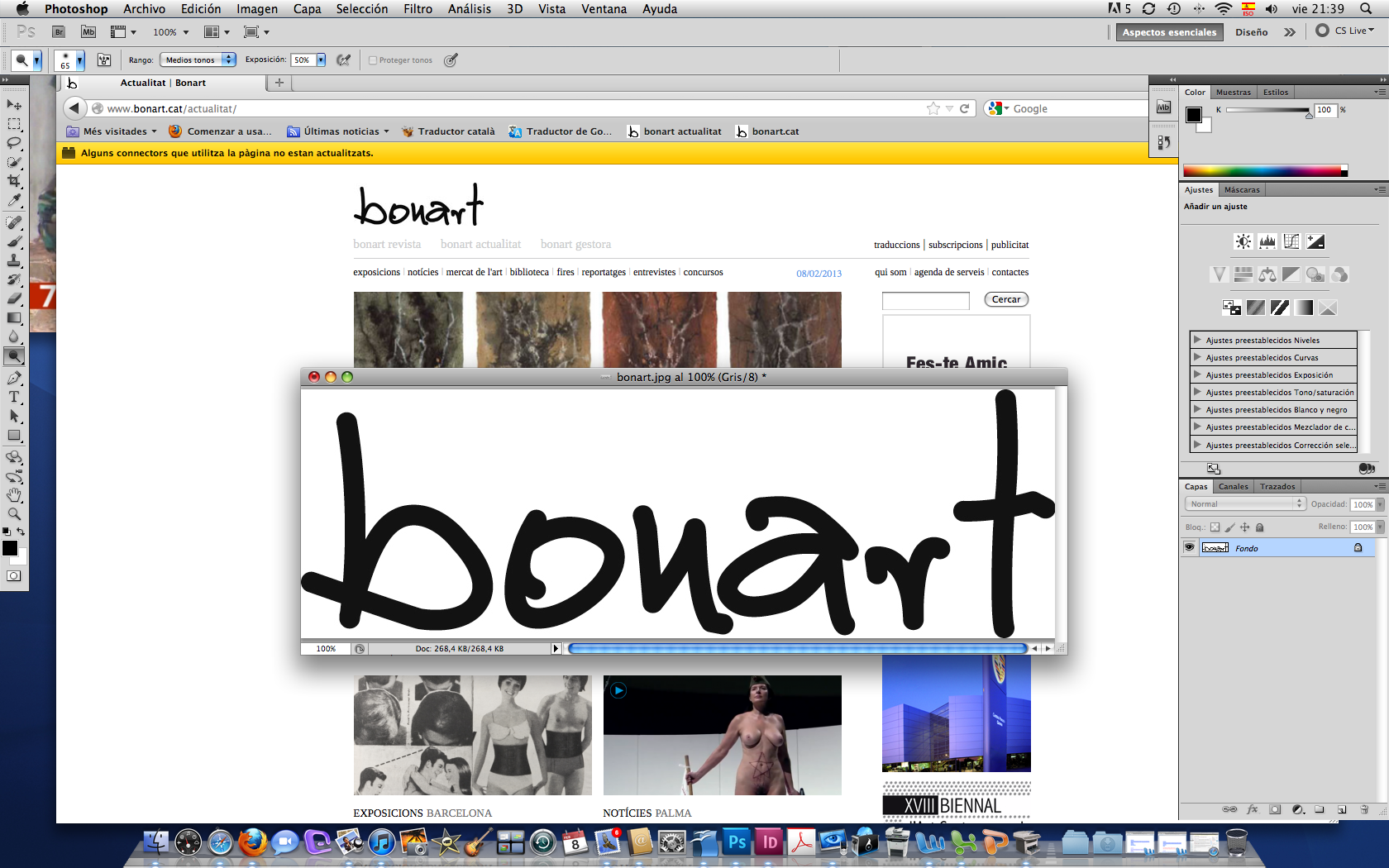 Millores a la web i al diari en línea \