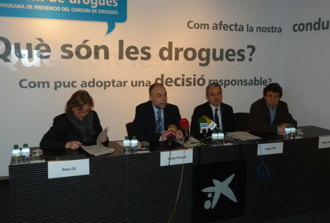 Parlem de drogues des del CaixaForum de Girona