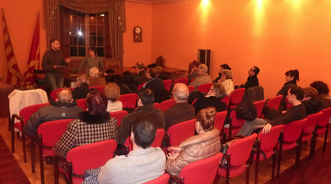 Kel Domènech va presentar el projecte Artcobe d\'art contemporani