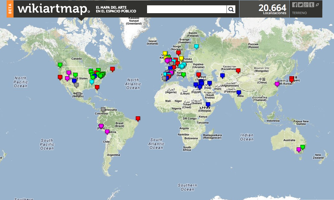 Presentació de la plataforma digital Wikiartmap, el mapa de l’art de l’espai públic
