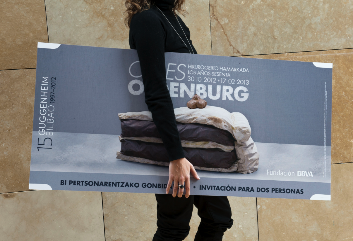 El Guggenheim omplirà la ciutat de 150 entrades gegants per visitar la mostra de Claes Oldenburg