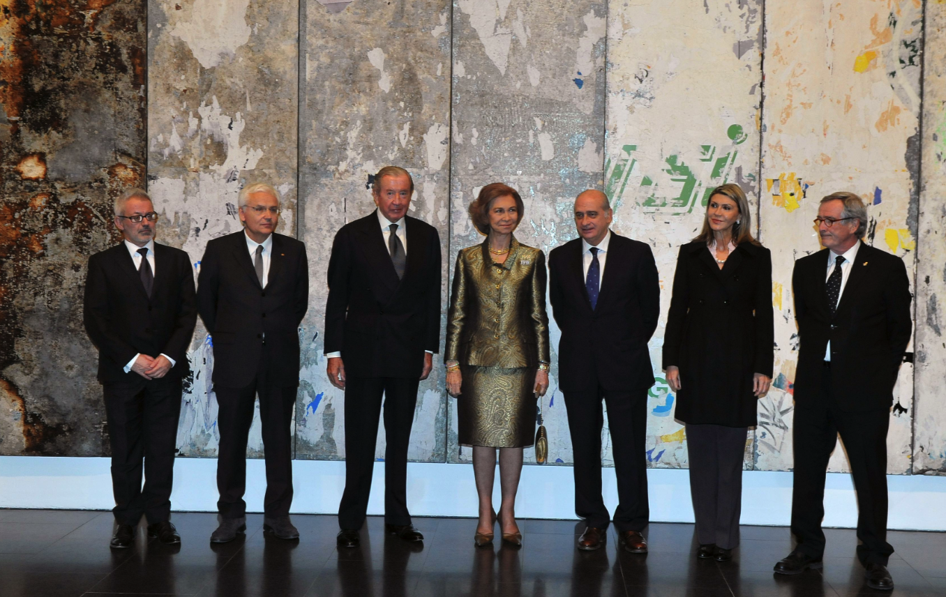 La Reina Sofia presideix la commemoració del XXV aniversari de la Fundació MACBA