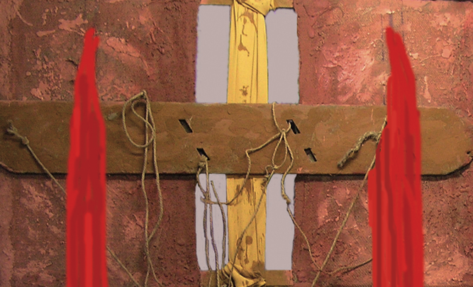 Jordi Traperho a la sala d’exposicions de l’ajuntament