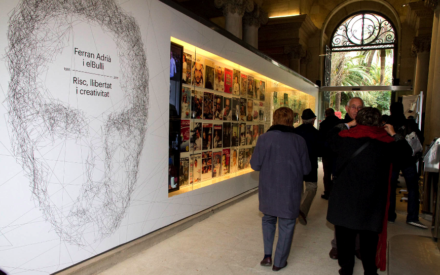 L’exposició dedicada a Ferran Adrià i elBulli al Palau Robert ja ha rebut mig milió de visitants