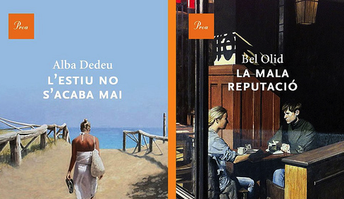 L\'obra de Joan Mateu il·lustra dues novel·les de l\'Editorial Proa