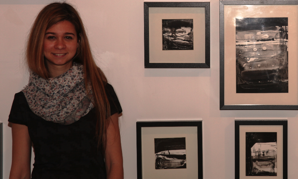 Verónica Domingo Alonso presenta la mostra de gravats \