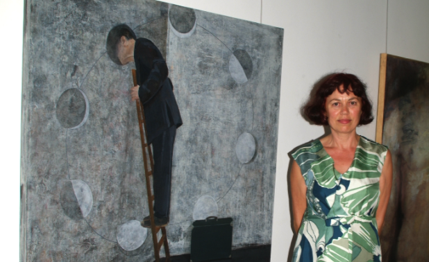 Dolors Rusiñol guanya el segon premi del concurs de pintura Humet-Saula