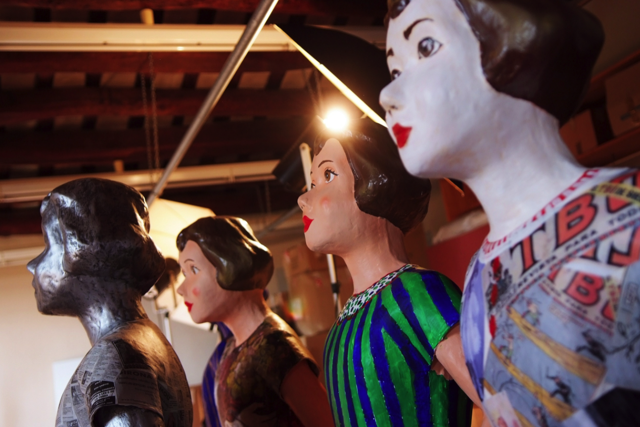 Dotze artistes personalitzan “La pepa” amb motiu del 15è aniversari del Museu de la Nina