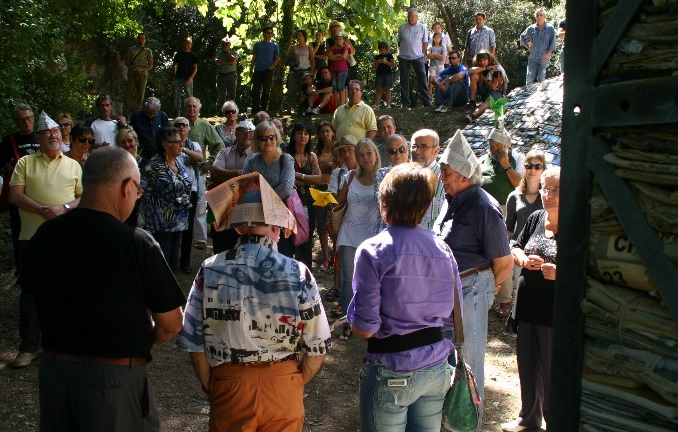 “La plaça de la saviesa” i l’exposició de Mauro Rubio a Can Ginebreda