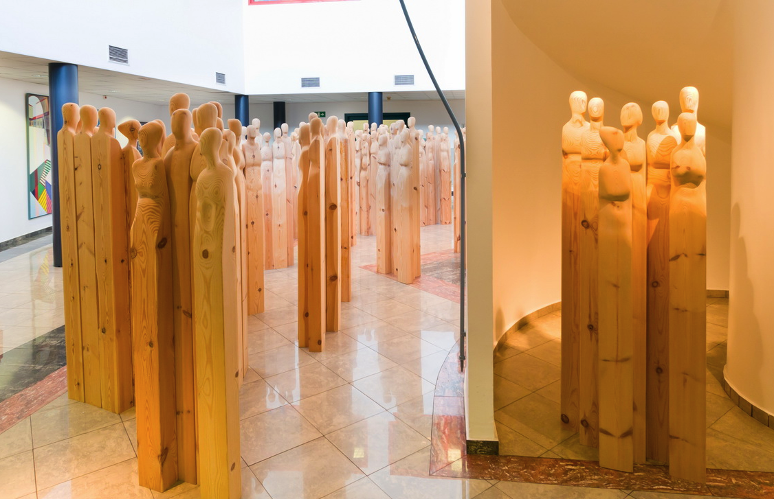 Exhibició d\'art contemporani a la seu de Würth 