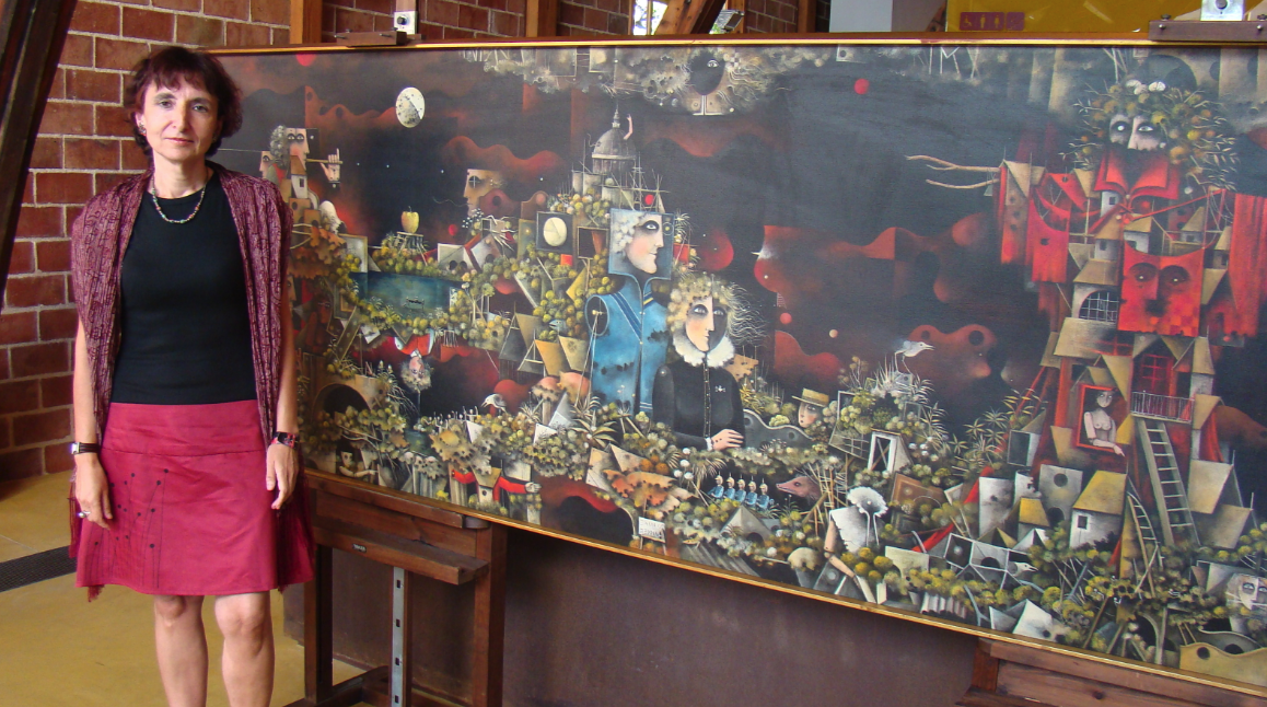 Rosa Alcoy presenta la conferència \