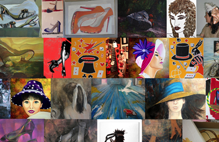 Art Eka Gallery presenta una col·lectiva de sabates, barrets i tocats