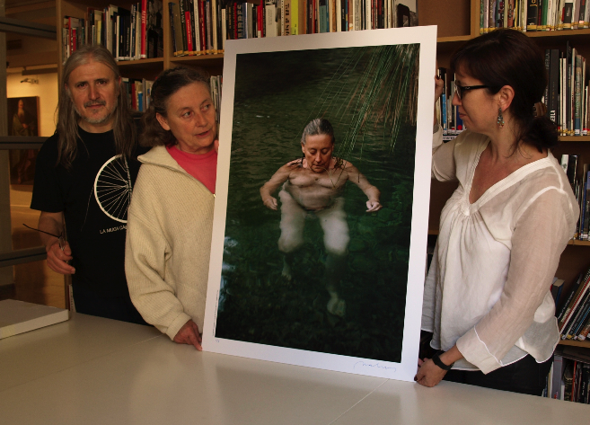 Entrega al Museu de l\'Empordà de l\'obra \