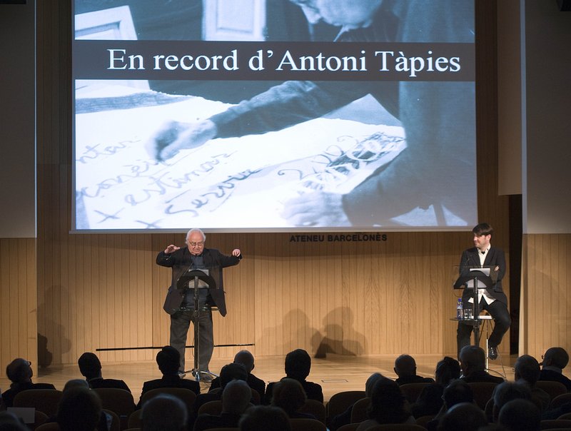 L\'Ateneu Barcelonès homenatja Antoni Tàpies