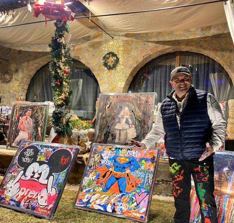 Judà Muñoz a la primera edició del Golden Christmas Festimarket