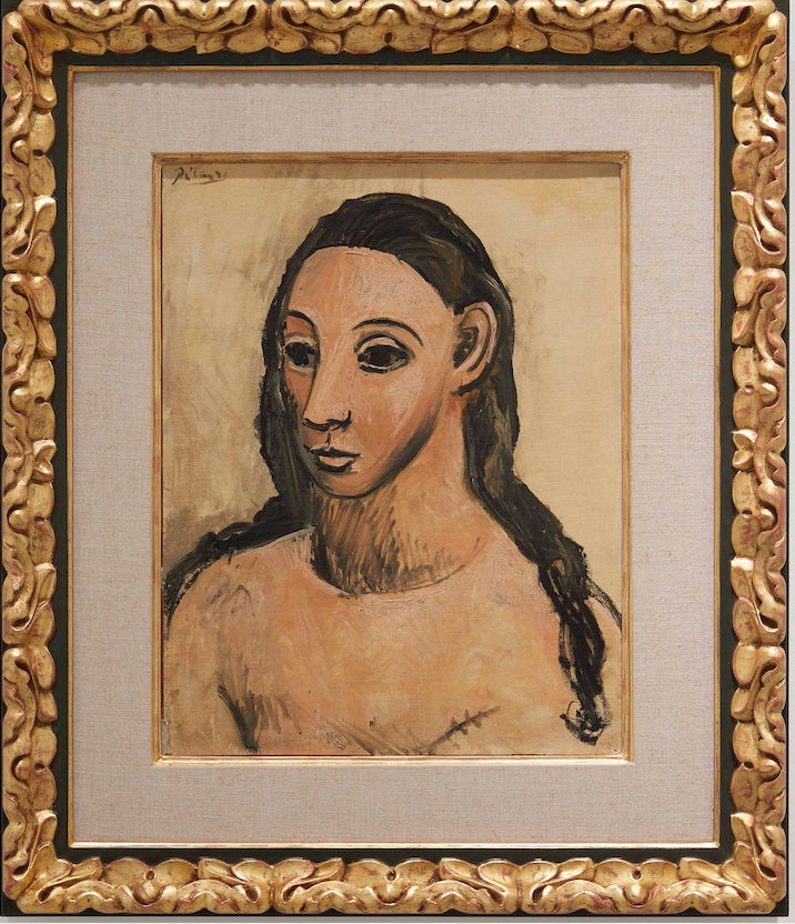 Picasso's "Bust of a Young Woman" is already hanging on the walls of the Queen Sofia