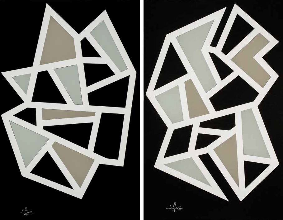 "Displace Menorca. Geometric Abstraction" at the Galeria Encant by Elvira González